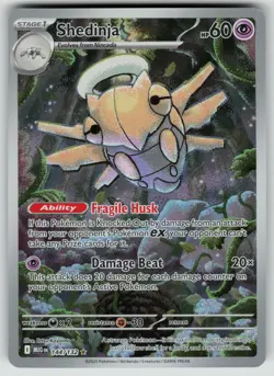 Pokemon Shedinja Illustration Rare ME01: Mega Evolution 144/132 NM - Image 1