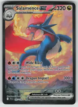 Pokemon Salamence ex Special Illustration Rare SV09: Journey Together 187/159 N - Image 1