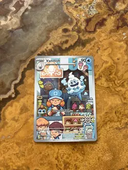 Pokemon Vanillish 190/182 SV04 Paradox Rift Illustration Rare (Snowflake) - Image 1