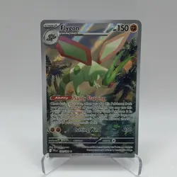 Pokemon Flygon Me02: Phantasmal Flames Illustration Rare Holo Stage 2 150 HP 130 - Image 1