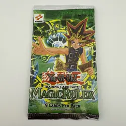Yugioh Magic Ruler 1st Edition Booster Pack English - Factory Sealed Near Mint - Image 1