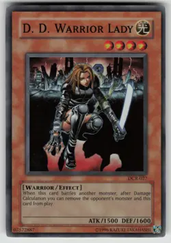 Yugioh Dark Crisis #DCR-027 D.D. Warrior Lady Moderately played - Image 1