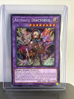 Yugioh! 1x Artmage Diactorus DUAD-EN032 Secret Rare 1st Ed NM - Image 1