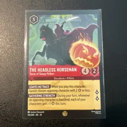 Disney Lorcana The Headless Horseman Terror Of Sleepy Hollow Legendary Non Foil - Image 1