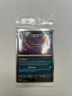 Gengar 050/088 GameStop Stamped Promo SEALED Cosmo Foil Pokemon Card - Image 2