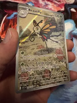 Pokemon Beautifly 219/217 Illustration Rare Holo Card Ascended Heros Mint - Image 2