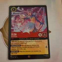 Elsa-Ice Artisan Floodborn Hero Queen Sorcerer 123/204 English 5/5 6 Cost Card - Image 1