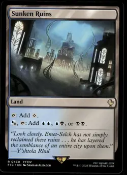1x Sunken Ruins - Commander: FINAL FANTASY - NM - MTG - Image 1