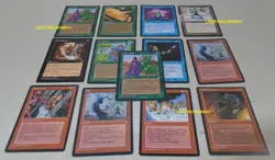 LOT MTG MAGIC THE GATHERING CARDS ORB STONE RITUAL KING LORE COUNTERSPELL DARK - Image 2
