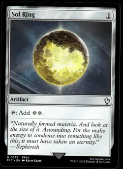 1x Sol Ring (0357) - Commander: FINAL FANTASY - NM - MTG - Image 1