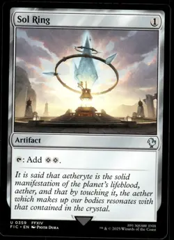 1x Sol Ring (0359) - Commander: FINAL FANTASY - NM - MTG - Image 1