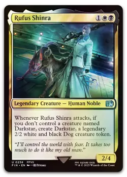 Rufus Shinra #238 (Foil) (NM) Final Fantasy FIN Magic MTG - Image 1