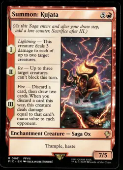 1x Summon: Kujata - Commander: FINAL FANTASY - NM - MTG - Image 1