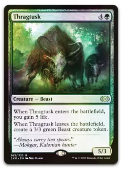 Thragtusk #183 (Foil) (NM) Double Masters 2XM Magic MTG - Image 1