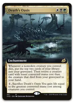 Death's Oasis (Extended Art) #331 (NM) Ikoria IKO Magic MTG - Image 1