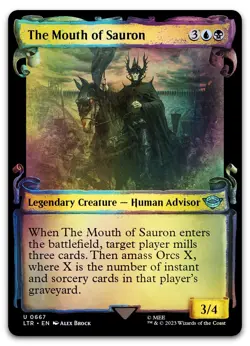The Mouth of Sauron (Showcase Scrolls) #667 (Foil) NM Lord of the Rings - Image 1