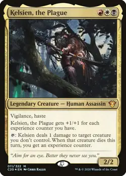 MTG Kelsien, the Plague [Commander 2020] Lightly Played Foil Magic - Image 1