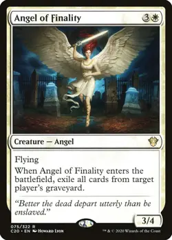 MTG Angel of Finality [Commander 2020] Near Mint Magic - Image 1