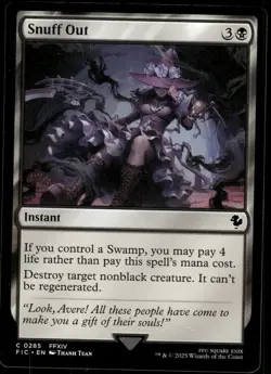 1x Snuff Out - Commander: FINAL FANTASY - NM - MTG - Image 1