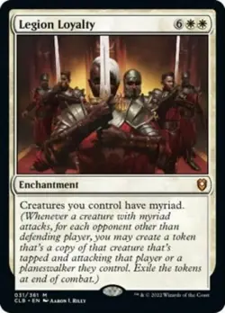 MTG Legion Loyalty [Commander Legends: Battle for Baldur's Gate] Near Mint Magic - Image 1