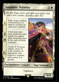 1x Summon: Yojimbo - Commander: FINAL FANTASY - NM - MTG - Image 1