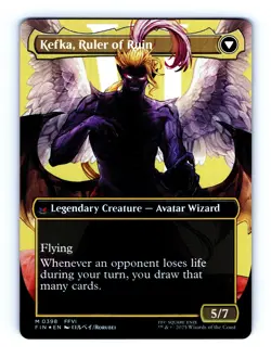2025 MTG Final Fantasy Kefka, Court Mage #0398 (Character Borderless) Foil NM - Image 2