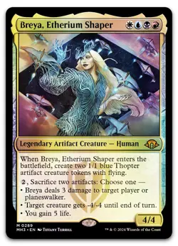 Breya, Etherium Shaper #289 (Foil) (NM) Modern Horizons 3 MH3 Magic MTG - Image 1