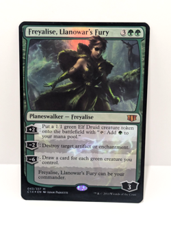 Freyalise, Llanowar's Fury - Commander - Oversized - Foil - Mythic - C14 043 - - Image 1