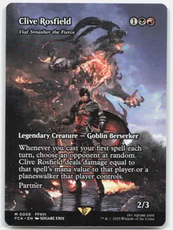 Clive Rosfield - Vial Smasher the Fierce (Showcase) *Regular* FCA 59 NM - Image 1