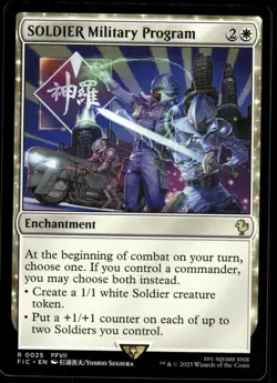 1x SOLDIER Military Program - Commander: FINAL FANTASY - NM - MTG - Image 1