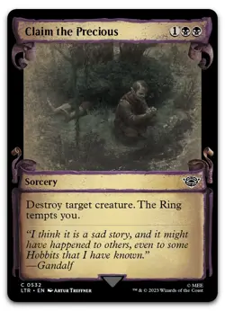 Claim the Precious (Showcase Scrolls) #532 (NM) Lord of the Rings LTR Magic MTG - Image 1