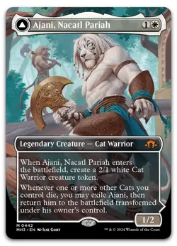 Ajani, Nacatl Pariah (Borderless) #442 (NM) Modern Horizons 3 MH3 Magic MTG - Image 1