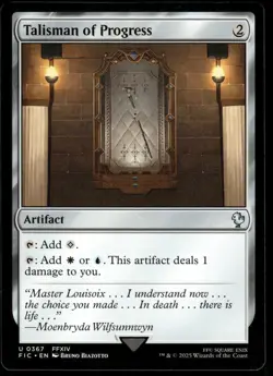 1x Talisman of Progress - Commander: FINAL FANTASY - NM - MTG - Image 1