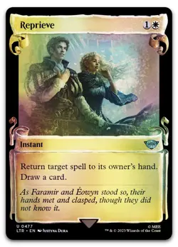 Reprieve (Showcase Scrolls) #477 (Foil) (NM) Lord of the Rings LTR Magic MTG - Image 1