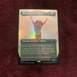 PIR Imaginative Rascal (Borderless) Secret Lair Drop Foil 1050 NM+ Unplayed MTG - Image 1