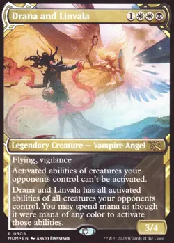 Drana and Linvala (Showcase) R March of the Machine 305 NM - Image 1