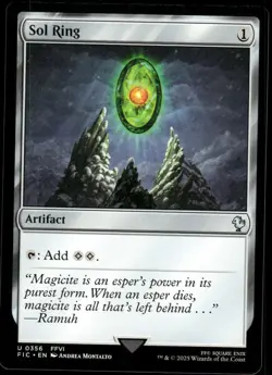 1x Sol Ring (0356) - Commander: FINAL FANTASY - NM - MTG - Image 1