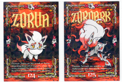 Zorua #124 & Zoroark #125 - 2025 Peru Pokemon Halloween Trick or Treat Holo NM - Image 1