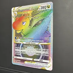 The Pokemon Company Dragonite VSTAR Secret Rare Full Art Holo Pokemon GO 081/078 - Image 3
