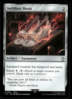 1x Swiftfoot Boots - Commander: FINAL FANTASY - NM - MTG - Image 1