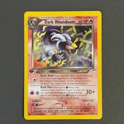 Dark Houndoom 7/105 1st Edition Holo Rare Neo Destiny Pokemon - Image 1