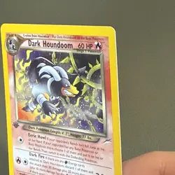 Dark Houndoom 7/105 1st Edition Holo Rare Neo Destiny Pokemon - Image 3
