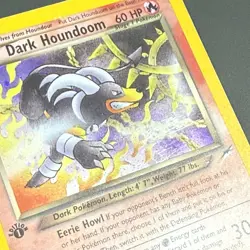 Dark Houndoom 7/105 1st Edition Holo Rare Neo Destiny Pokemon - Image 4