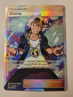 Guzma (Full Art) Pokemon SM-Burning Shadows 143/147 Holo - Image 1