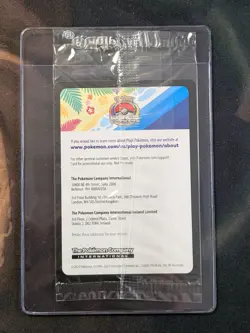 Pokemon TCG: 2024 Pikachu World Championship Pikachu 190 Promo (Factory Sealed) - Image 2