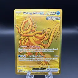 Pokemon TCG Walking Wake EX Prismatic Evolutions Gold 178/131 Near Mint NM - Image 1