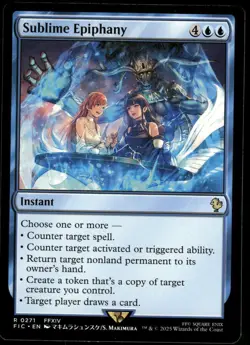 1x Sublime Epiphany - Commander: FINAL FANTASY - NM - MTG - Image 1