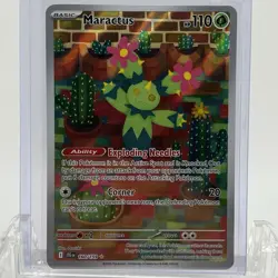 Pokemon TCG Journey Together Maractus #160/159 Illustration Rare NM - Image 1