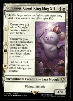 1x Summon: Good King Mog XII - Commander: FINAL FANTASY - NM - MTG - Image 1
