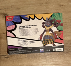 Pokemon Ascended Heroes Mega Lucario Premium Poster Collection TCG Brand New - Image 2